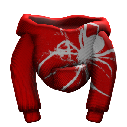 Red Designer Spider Female Hoodie Roblox item