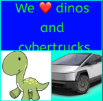 Dinos And Cybertrucks