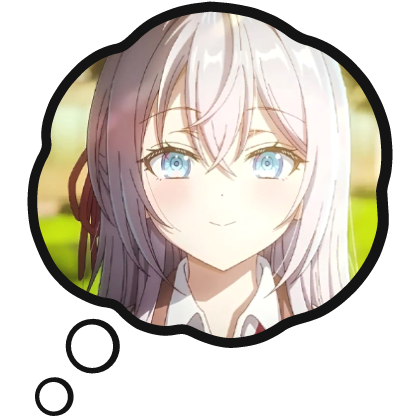 [ANIMATED] Alya Thinking Bubble
