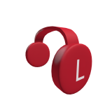 Red Clockwork Headphones