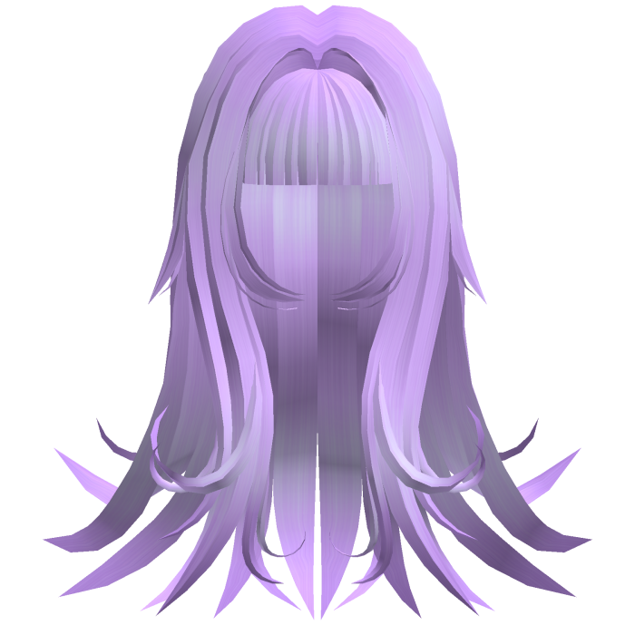 Long kawaii anime moe spikes in purple