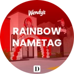 Rainbow Nametag