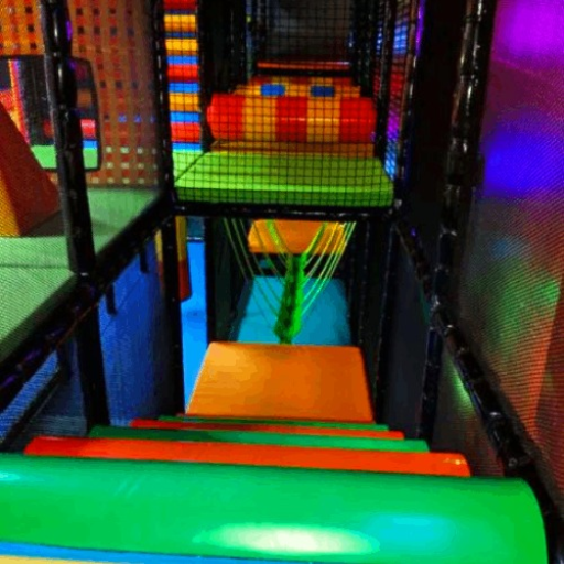 Indoor House Playground Rainbow Fun Waterpark Happ official Roblox game thumbnail