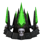 Emerald Skull Crown