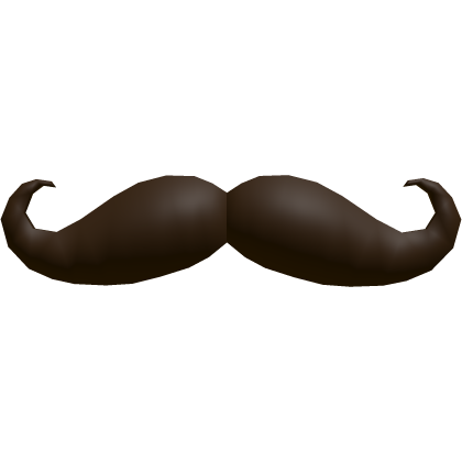 cute brown mustache Roblox item