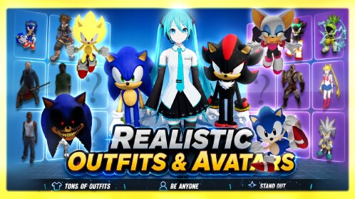 [SONIC] Realistic Outfits & Avatars