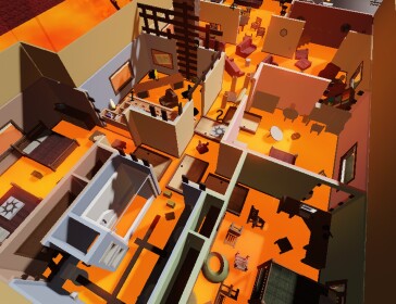 THE FLOOR IS LAVA OBBY! (No checkpoints!)