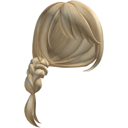 Side braid hair : Blonde