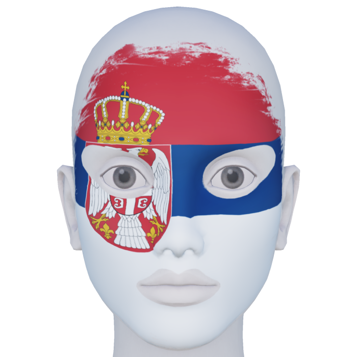 Serbia Facepaint