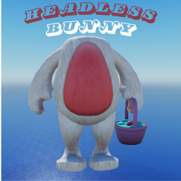 HEADLESS EASTER BUNNY!  (50% OFF!)