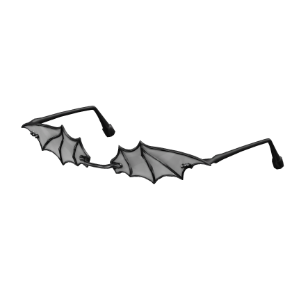 White Gothic Bat Wing Shades