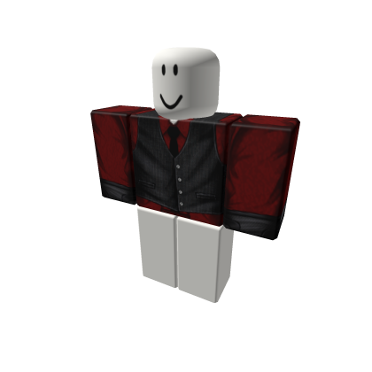 Crimson Red Shirt + Black Jacket