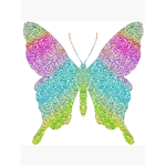 {Glittery Butterflies}
