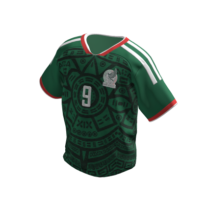 Raul 9 Mexico 2026 Home Football T-Shirt thumbnail