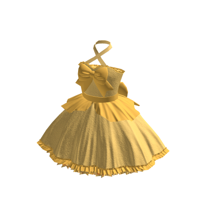 ♾️ Yellow ribbon princess dress thumbnail