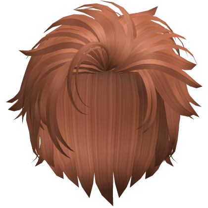 Slicked Back Anime Boy Hair (Ginger) Roblox item