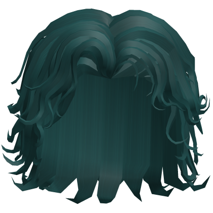 Wavey Teal Surfer Male Curly Hair
