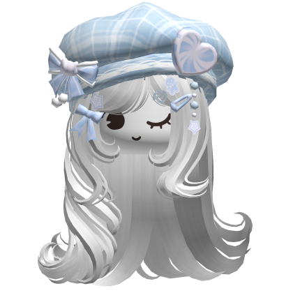 ♡ Christmas Fluffy Beret Combo (White)