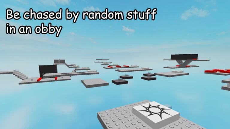 Be chased by random stuff in an obby [GHOSTS]