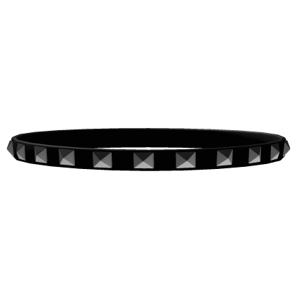 3.0 studded emo choker in black Roblox item