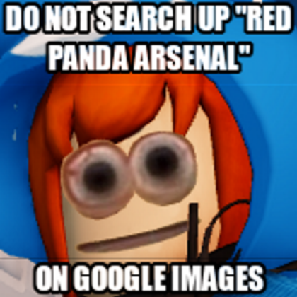 Red Panda Arsenal Roblox decal