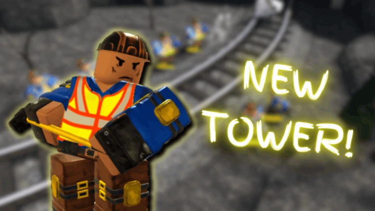 Iron Rail Defense [🔨 NEW TOWER]