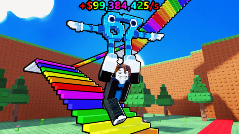 Climb Rainbow Stairs For Brainrots! screenshot 1