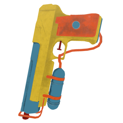 [V2] The Golden Water Pistol Gun 🔫 Roblox item