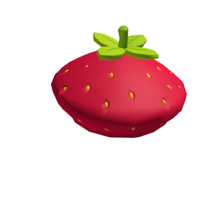 Pastel Strawberry Fruit Beret [Red] Roblox item
