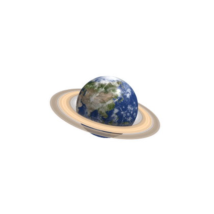 earth with ring