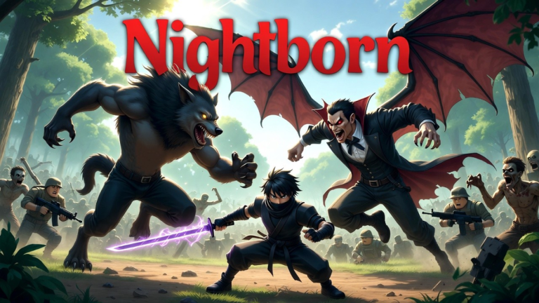 Nightborn Rumble {Vampire, Werewolf, Ninja} screenshot 3