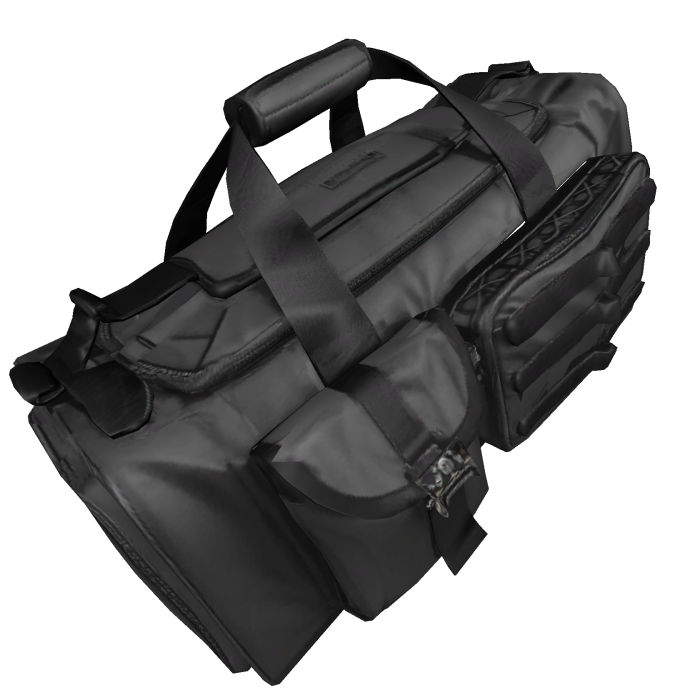 Black Gym Duffle Bag