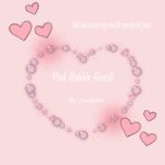 Pink Bubble Hearts