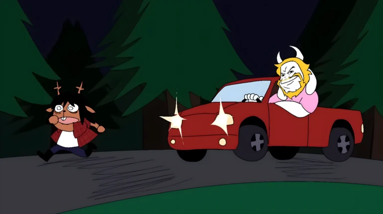 Driving in my car