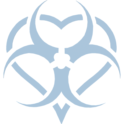 𖹭 blue cyber heart toxic mecha radioactive clip