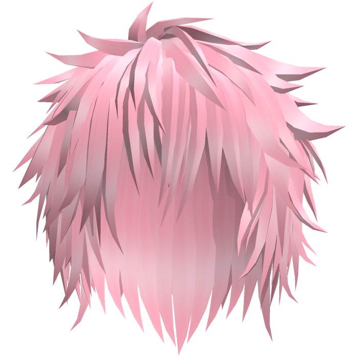 Pink Spiky Emo Gothic Messy Anime Boy Hair