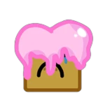 BubbleGum Covered Toasty