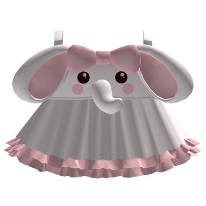 cute pink elephant dress