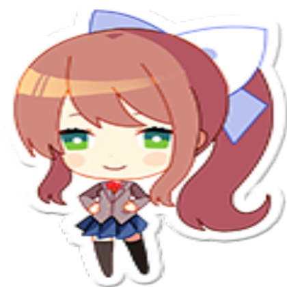 Monika Chibi Roblox decal