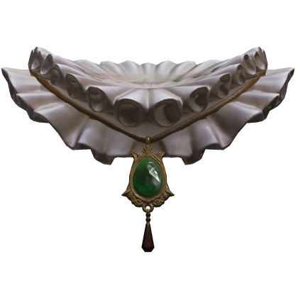 White Jester Neck Ruffle 3.0