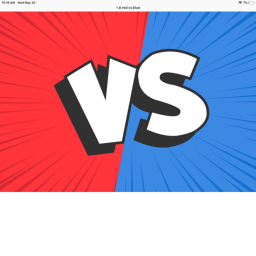 red vs blue