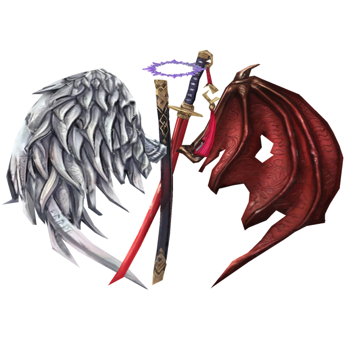 Duality Angel & Demon Wings Katana
