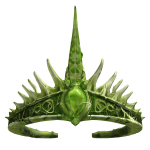 (CODE= 4602 ) Sour Lime Green Shardspire Crown