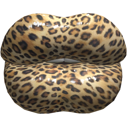 Huge Sausage Lips Leopard Baddie Big Duck Y2K Doll