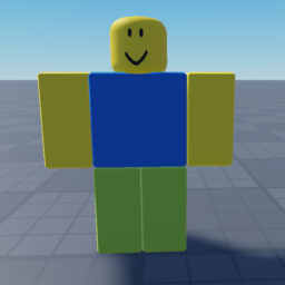 a noob on a baseplate.
