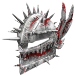 Immortal Helm: Ivory Centipede Blossom