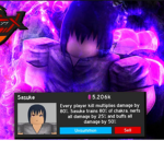 Sasuke Champion, Anime Fighting Simulator.