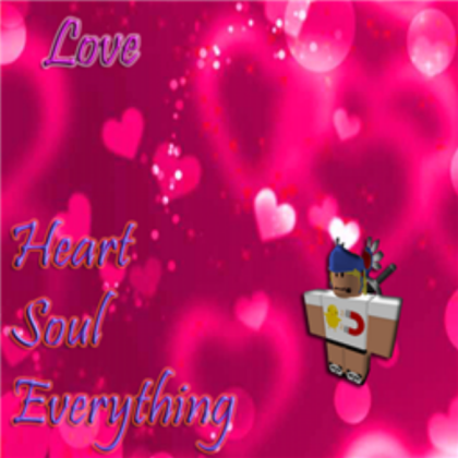 Heart background Roblox decal