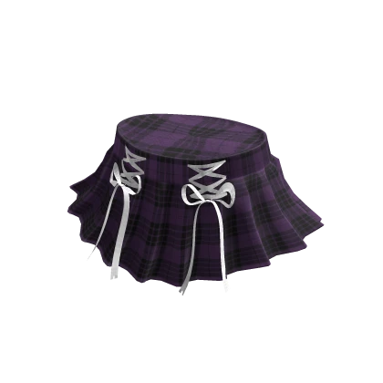Purple plaid skirt roblox outlet