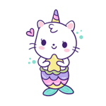 UNICORN + CATS BFFS!